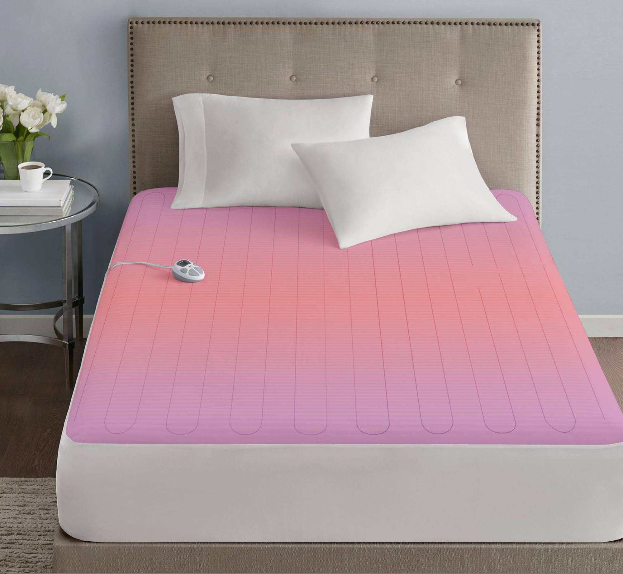 8dd8257aa927288cb28fdd8ece5513ffedf30b8c5aec9c8a53552a85da36c4df.jpg Serta Waterproof Heated Mattress Pad - Image 1