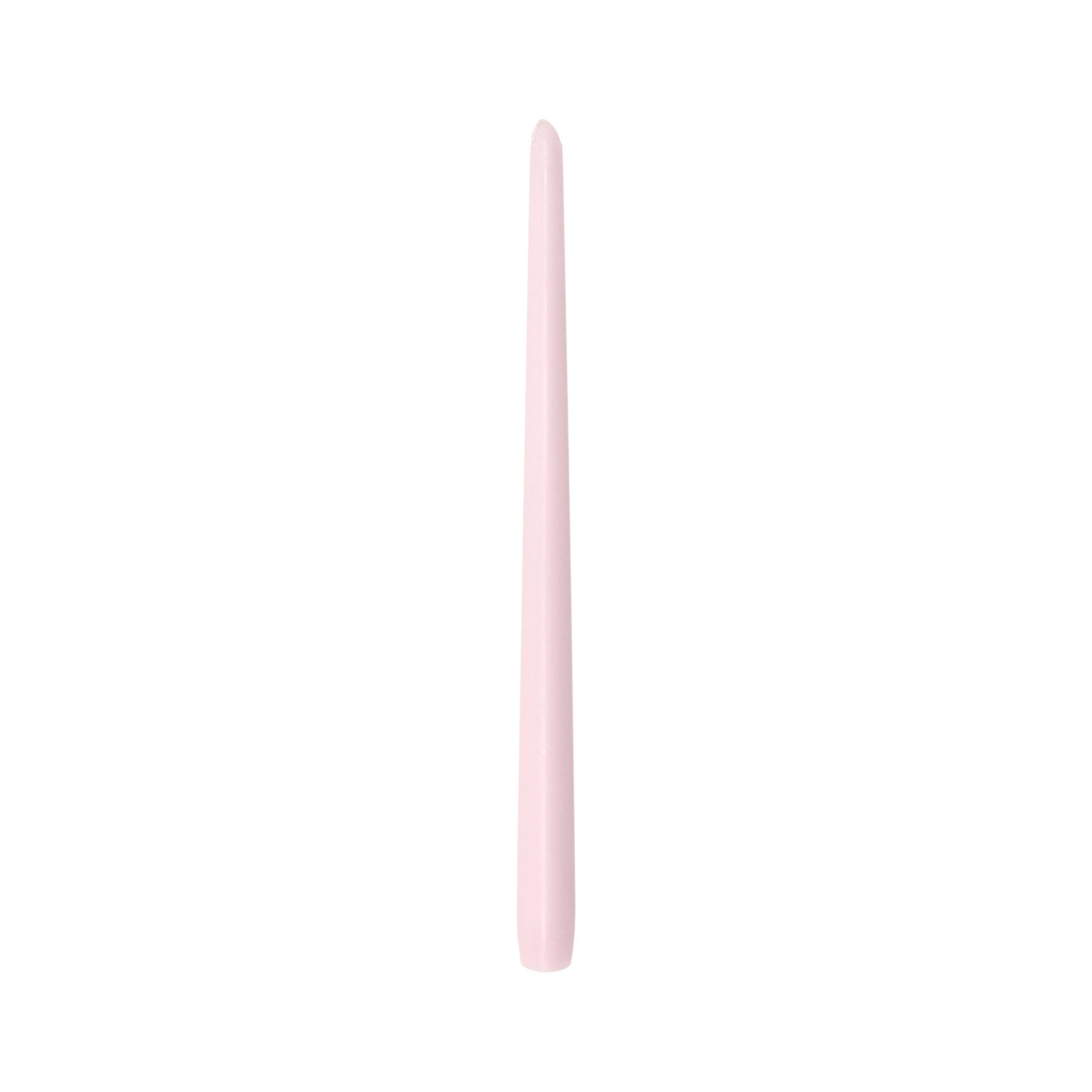 8df92a84975387d0a96c186e7d00b136b670625acea3e50ca4772c468535514b.jpg Ashland Taper Candle - Blush - 12 in - Image 1