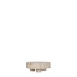 AllModern Vahle Ottoman/Coffee Table Tray Size: 2.15" H x 6" W x 6" D, Color: Light Brown