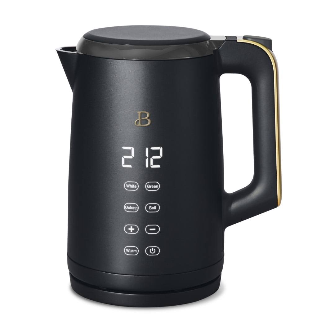 8e60cdc29a023efdb3afc5cf44fc9bc06a02d24652309ae0868abd8c2bdcae10.jpg Beautiful 1.7 Liter One Touch Electric Kettle Black Sesame by Drew Barrymore - Image 1