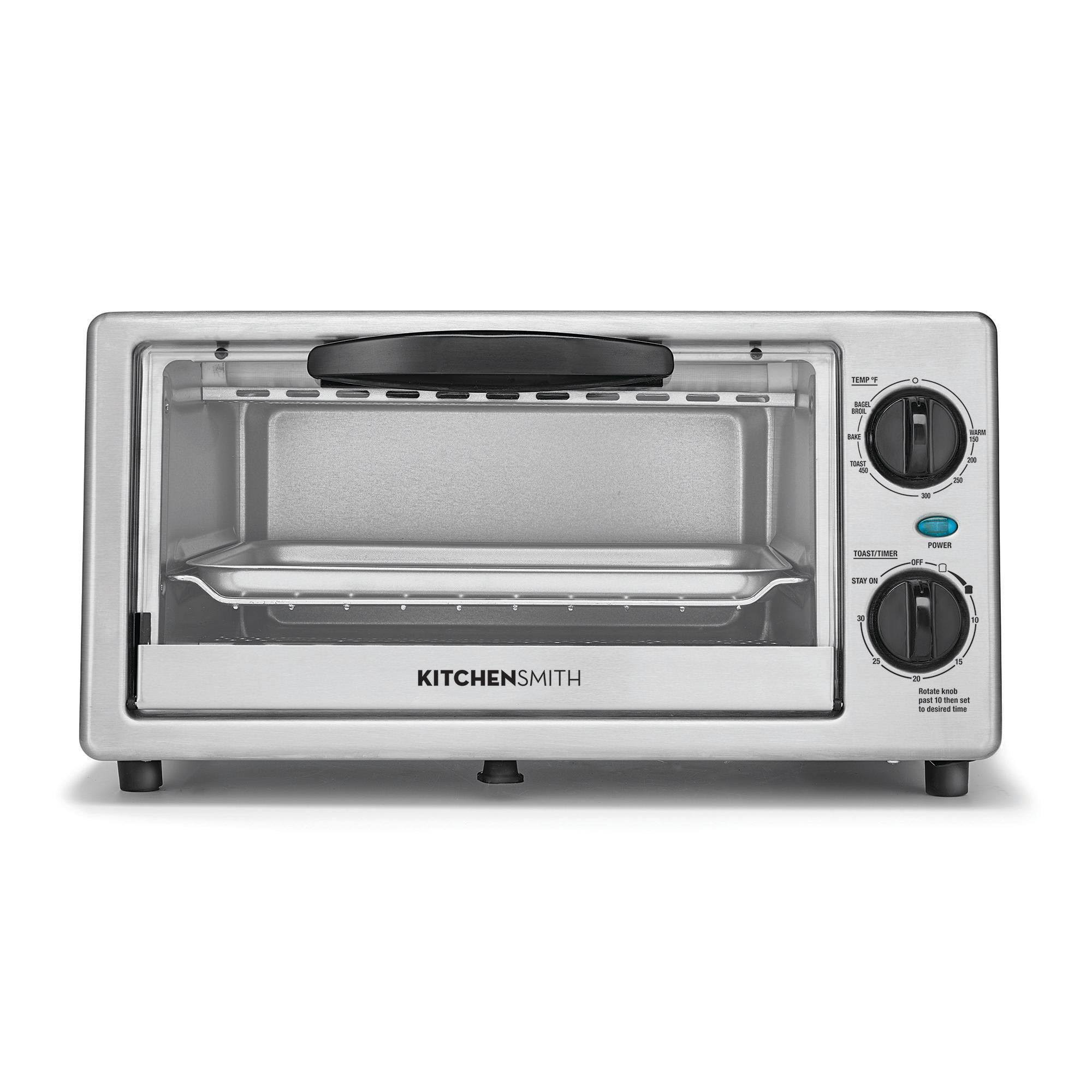 8e7a6db1be5098b4009f0b022a0a30ca5d69528f62e7a4d96bc8a1efaf6513cb.jpg Kitchensmith Toaster Oven - Stainless Steel - Image 1