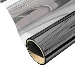 Heat Blocking Window Film, One Way Mirror Reflective Glass Tint Non-Adhesive Static Cling for Home & Office Daytime Privacy, Heat Control, UV