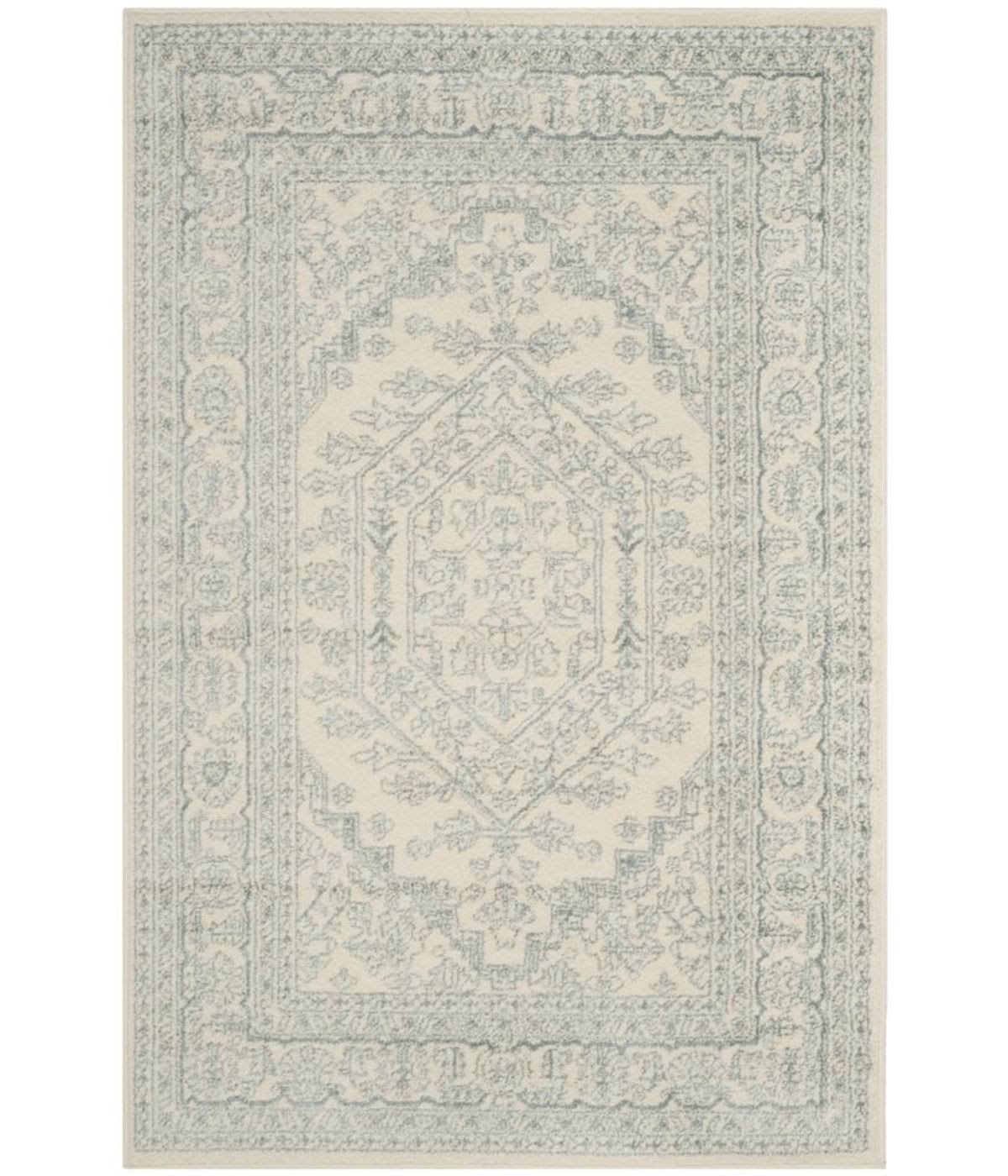 8e81a462eacde4f275862ba40d8b6ed65a51eaf843acc950071dd2d0286440e6.jpg Safavieh Adirondack Ivory/Slate 8 ft. x 10 ft. Area Rug - Image 1