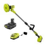 Ryobi P4500K One+ 18V Cordless Telescoping Power Scrubber Kit with 2.0 Ah Battery and Charger