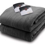 Biddeford 2033-905291-902 Microplush Electric Heated Blanket Queen Grey