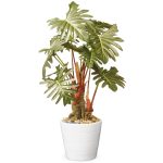 National Tree Artificial 21 inch Garden Accents Philodendron Flower, Green