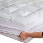 Niagara Sleep Solution Bamboo Mattress Topper Twin Cooling Breathable Extra Plush Thick Fitted 8-20 Inches Pillow Top Mattress Pad Rayon Cooling Ultra