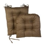 Rocking Chair Cushion Set Latitude Run Fabric: Gold
