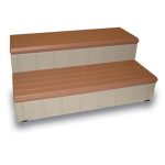 Leisure Accents Deluxe Spa Step, 36 Inches Long, Gray Black