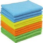 12 Pack - Simple Houseware Microfiber Cleaning Cloth (12in x 12in)