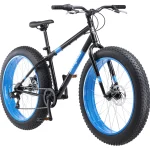 Mongoose 26" Dolomite Mens Fat Tire Bike, 7 Speeds, Black