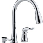Delta Kate 16970-SD-DST Single Handle Pull Down Kitchen Faucet with Soap Dispenser - Chrome