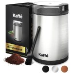Kaffe 14Cup Electric Coffee Grinder, Stainless Steel