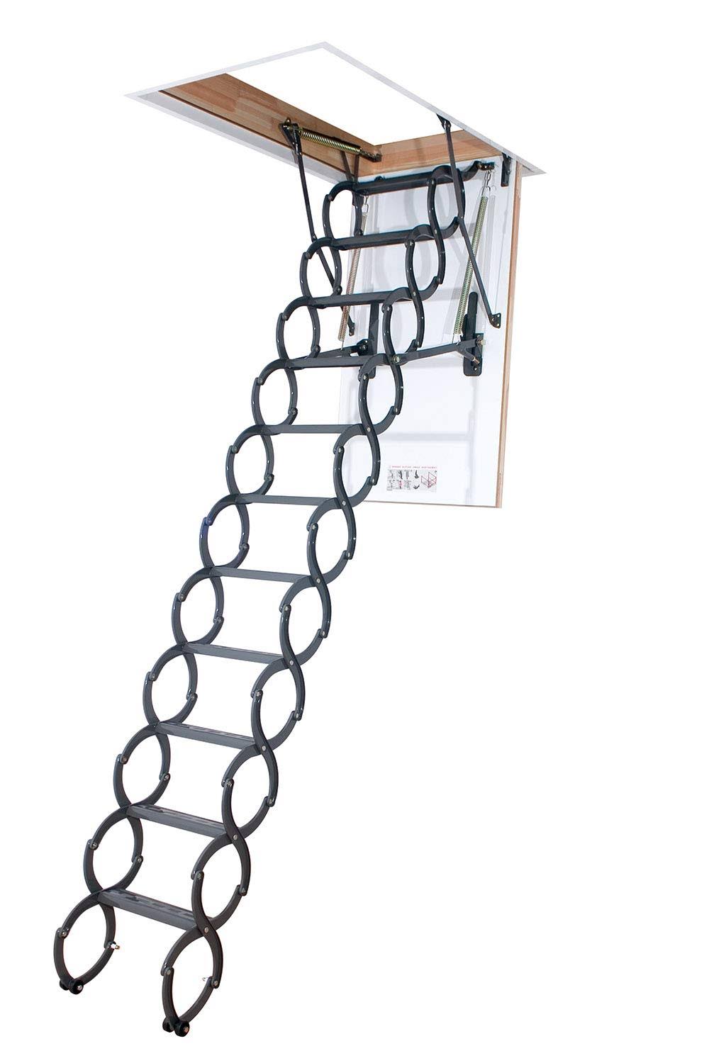 Fakro 66875 LST Scissor Insulated Attic Ladder 300lbs(22 Inch X 31 Inch)