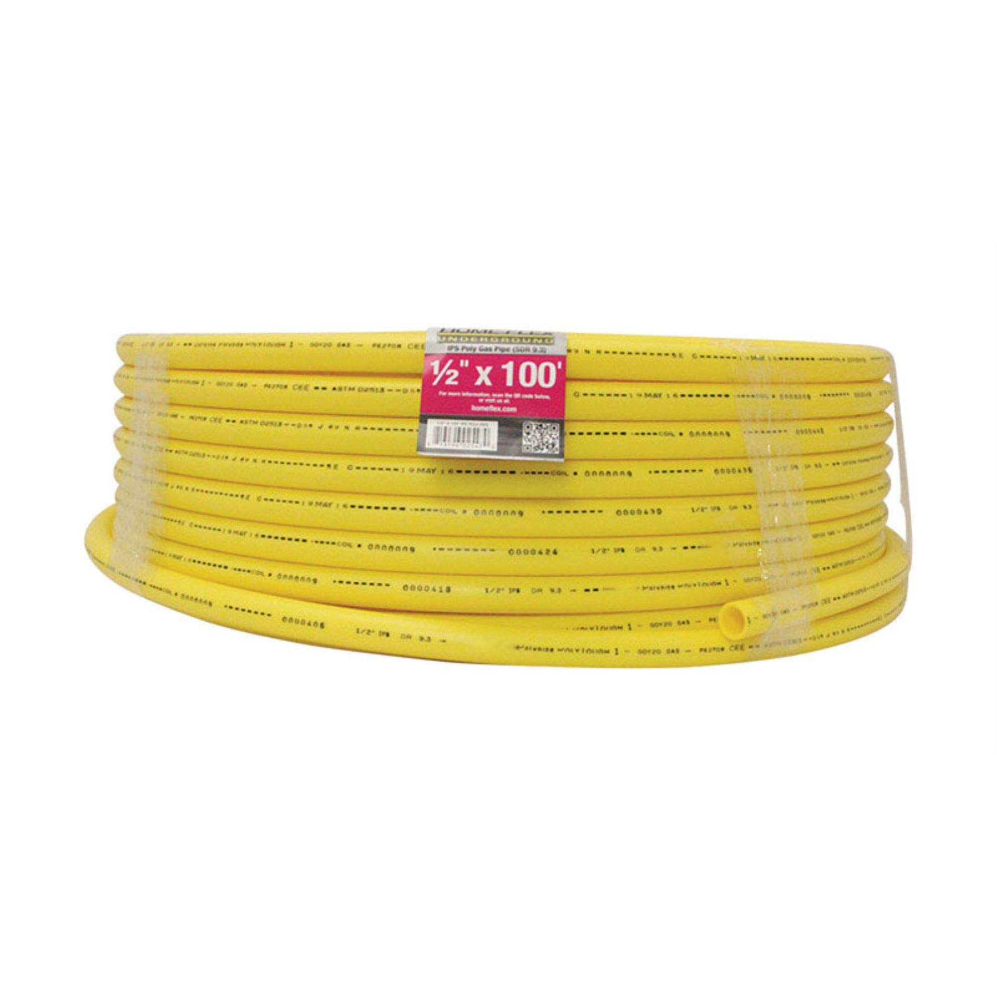 905c2e0f61e0cebdd744801048c1bafb97c89607848437450b7bf02ca0f94bbb.jpg Home-Flex Underground 1/2 in. Dia. x 100 ft. L Pipe Plain End 90 PSI - Image 1