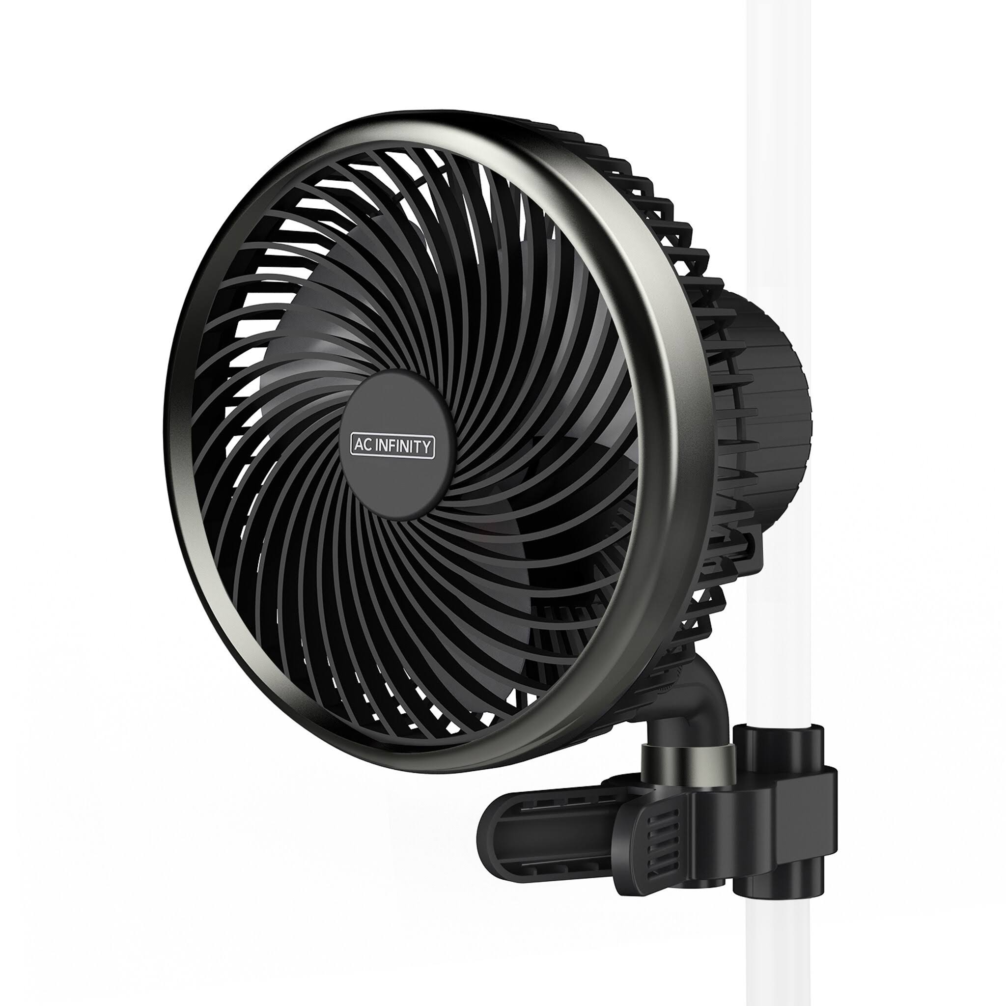 AC Infinity Cloudray A6, Grow Tent Clip Fan 6�� with 10 Speeds, EC-Motor, Manual Swivel