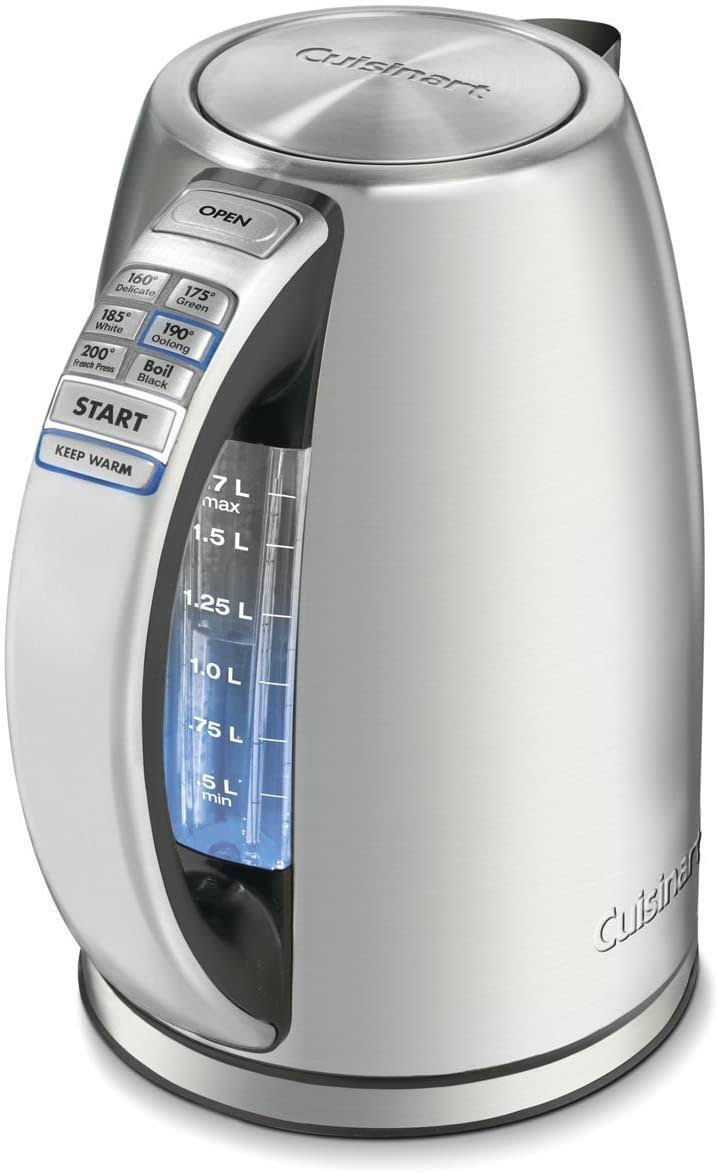 909502419a1fa9f5189718ea95fd02359b72b74eb6067563c333e4768b694916.jpg Cuisinart Tea Kettles PerfecTemp Cordless Electric Kettle - Image 1