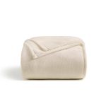 Cosy House Collection 1500 Series Fleece Blanket - King/Cal King - Cream