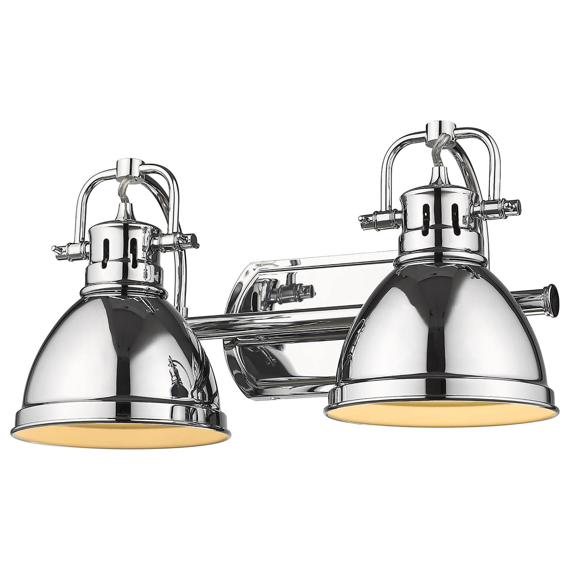 90f8812e9432bf0918ee2494c51a8fc464c33513e21c92af17905b9100532104.jpg Golden Lighting Duncan 2 Light Bath Vanity, Chrome Chrome - Image 1