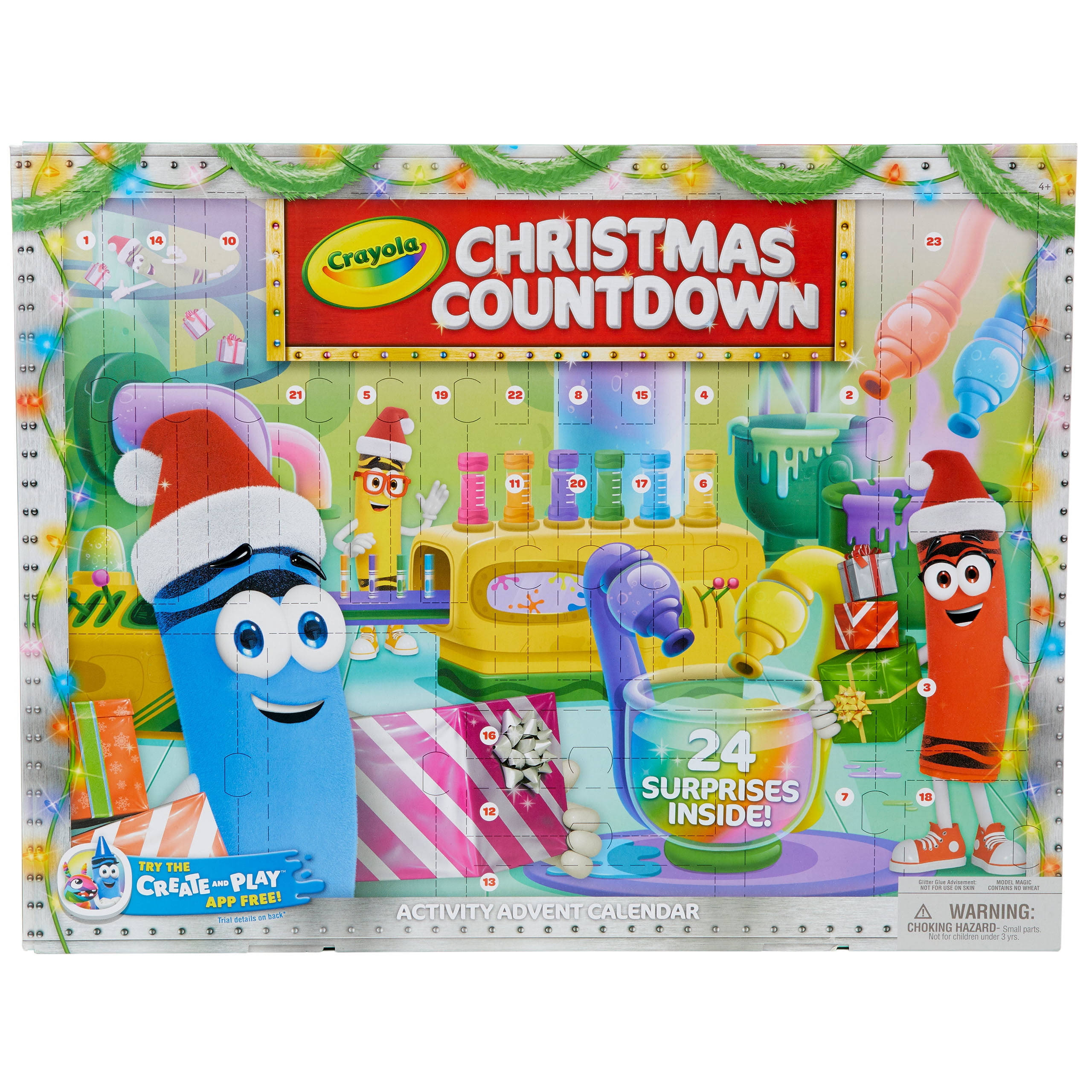 9105afbc350a2551d9260dfdb66137d36f50fc18552084ef0372a8c19055c21e.jpg Crayola Christmas Countdown Advent Calendar - Image 1