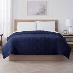 Serta Supersoft Washed Cooling Blanket - Navy - King