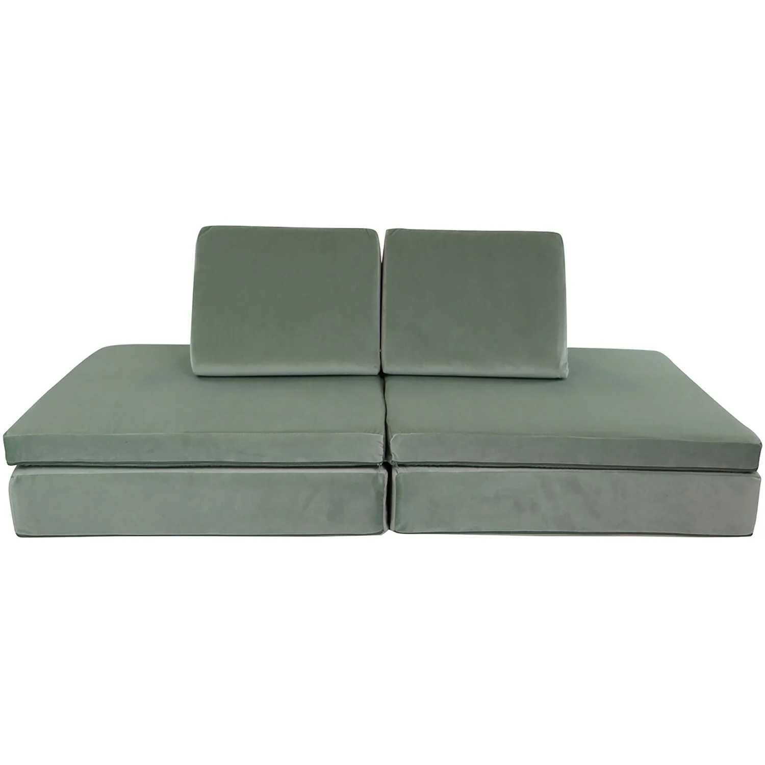 91407ed884abe8a90e4df4aa9f3f2e62d715d538c6d0409f0e232da2fb17da7f.webp Critter Sitters Kids Lil Lounger | Play Couch | Modular Sofa | Fort Building, Open Ended Play | Sturdy Foam | Washable Covers | Durable | Flexible Seating for Playroom, Kids Room - Image 1