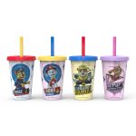 Paw Patrol 16.5oz 4pk Plastic Color Change Tumblers -Zak Designs