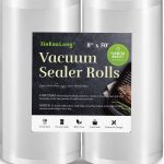 [Super Heavy Duty]Vacuum Sealer Bags for Food,8inx50 Rolls 2 Pack XinBaoLong Food Saver Bags Rolls Commercial Grade Heavy Duty BPA Free Great for