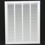 20" x 26" Steel Return Air Filter Grill for 1" Filter Removable Face/Door