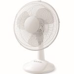 Mainstays 12" 3-Speed Oscillating Table Fan, Ft30-8mbw, White