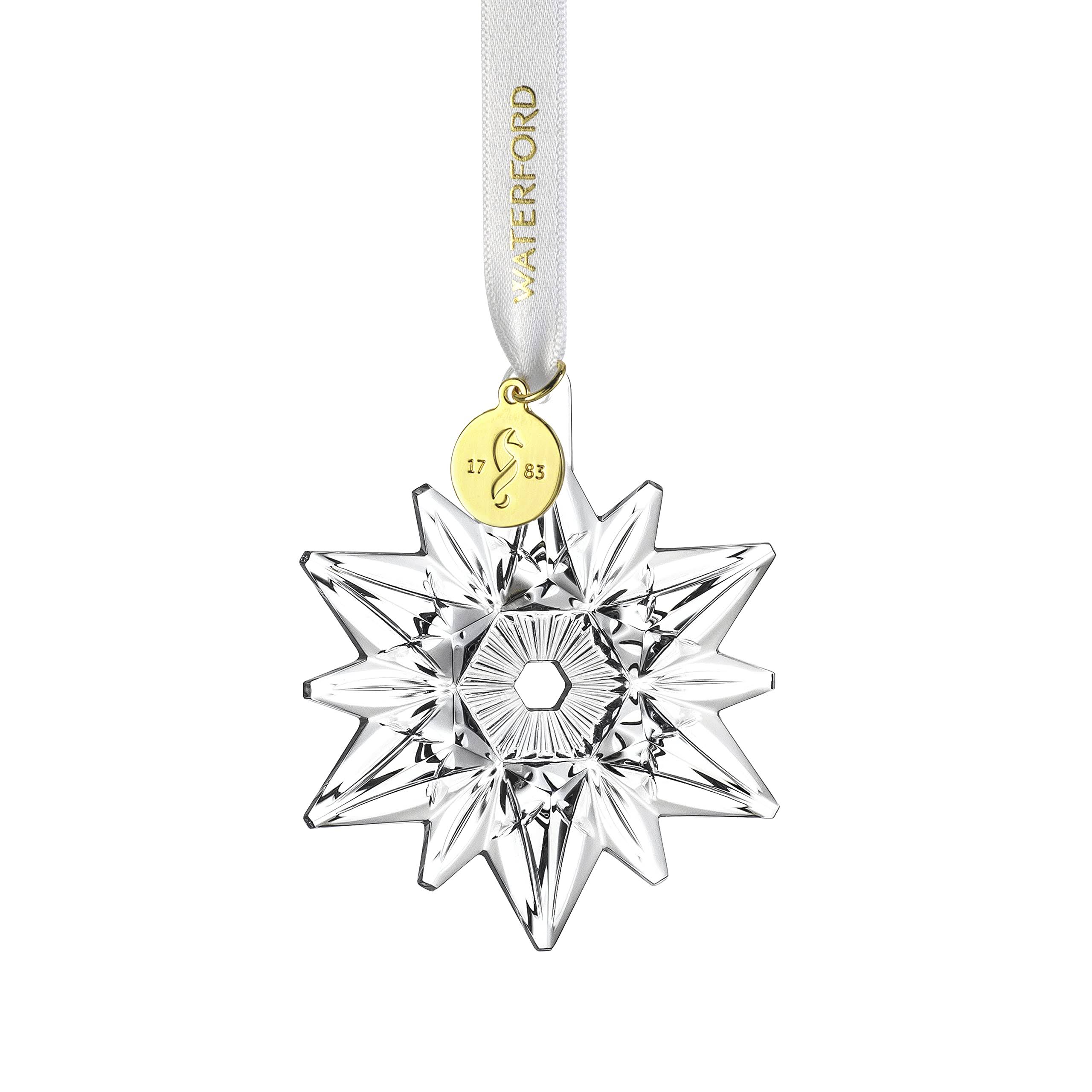 91d57820bba2ca3b5de45d32122a01c7a1fcd2d0d39b7affa01f7fc4f34be314.jpg Waterford Crystal Mini Star Ornament - Image 1