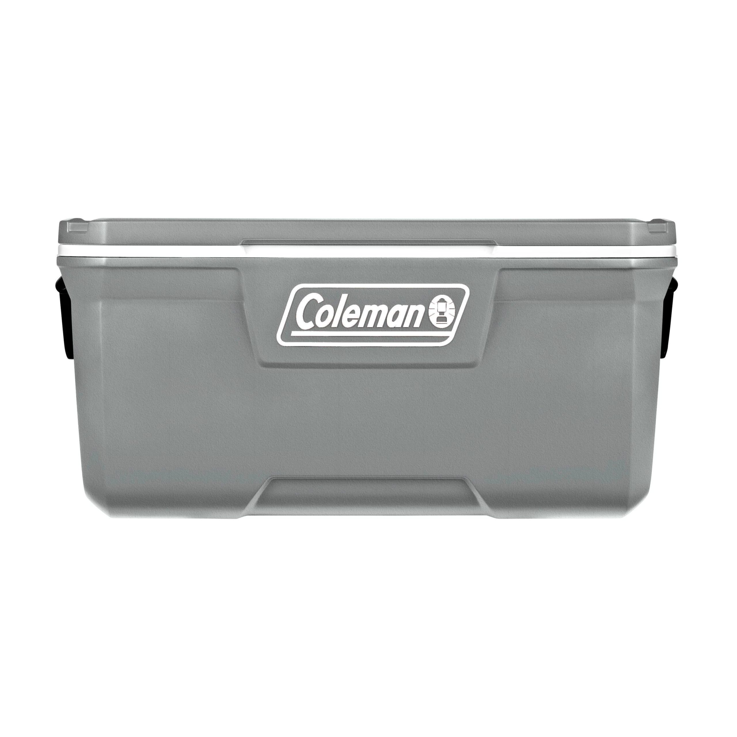 91ee659facf166886d5b416bda61b92131d4777b3ed2c1eb4072e643f0a8d2a2.jpg Coleman 316 120Qt Chest Cooler - Rock Gray - Image 1