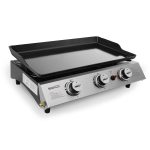 Royal Gourmet Pd1300 BBQ Propane Gas Grill Griddle 3-Burner Tabletop Barbecue Camping