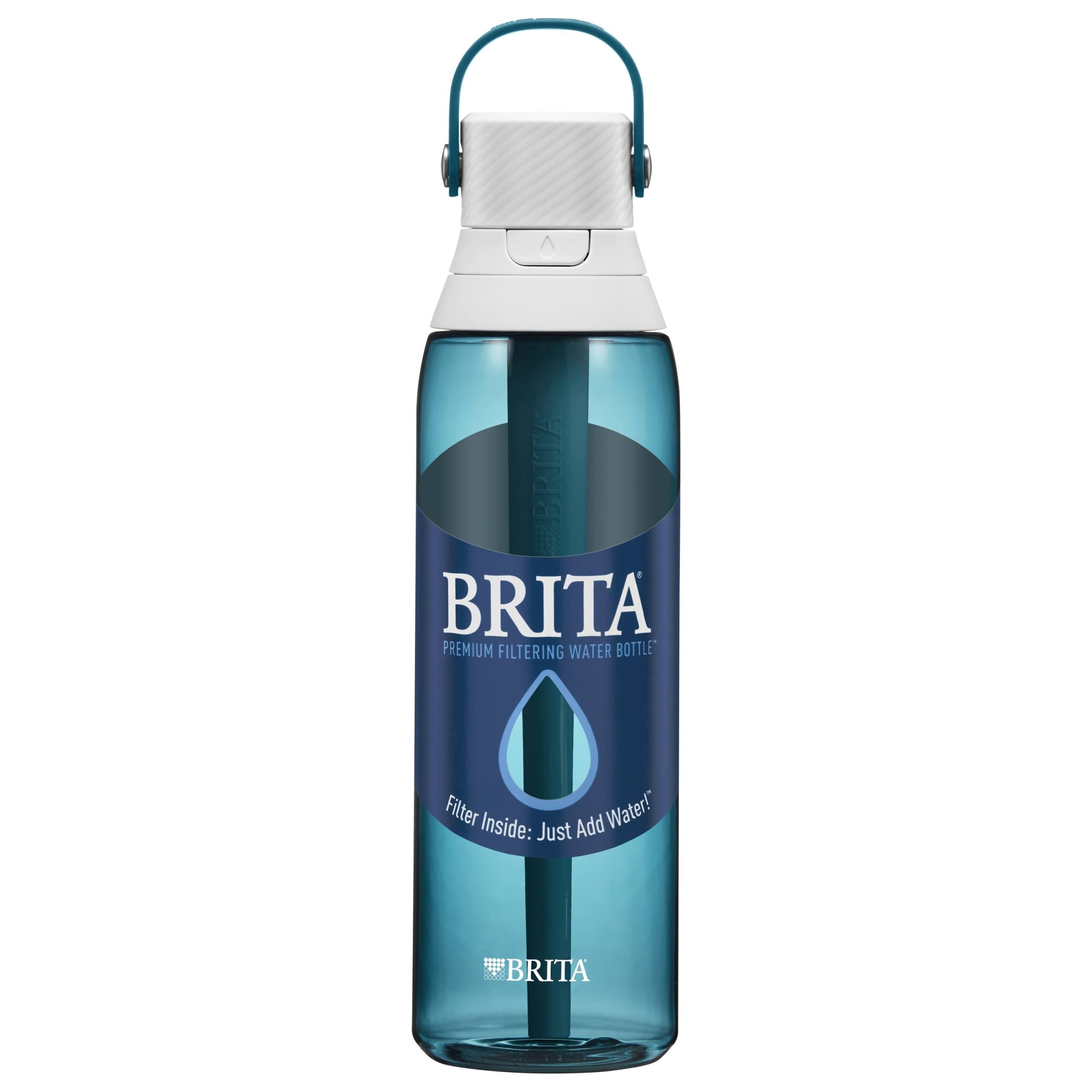 9201d7c5b656df72927ec93f4934d354f1cc08e368fe1db6db550183a7f1baa5.jpg Brita Water Bottle, Premium Filtering, 26 Ounce - Image 1