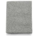 Faribault Mill | Pure & Simple Wool Blanket | Light Heather Gray | Twin