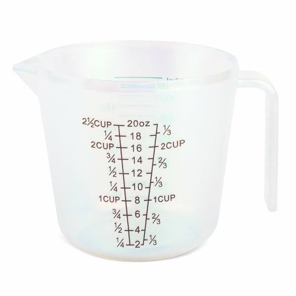 9228ae62c17b521c7bcd9884646224805840f259fa4f28d796e92f4a230309cb.jpg Thyme & Table 20oz Rainbow Measuring Cup - Image 1