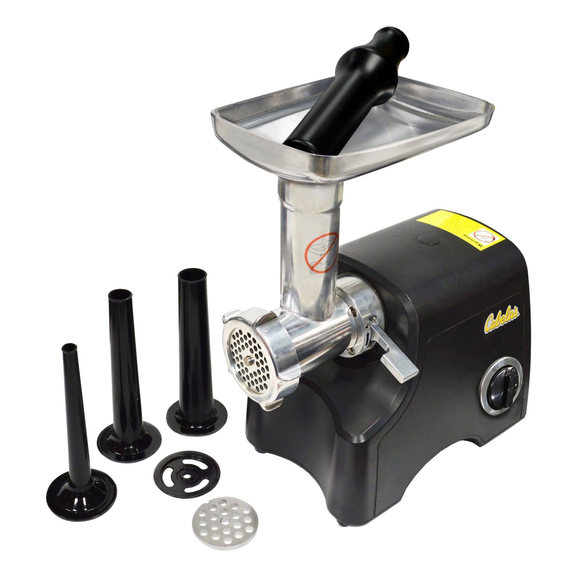 922ca7514a63b87dd44ec37694ff28ccd92887f431ded69befe13c29b32a5c92.jpg Cabela&s Heavy-Duty Grinder - Aluminum - Image 1