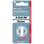 Mag-Lite Mini Mag Flashlight Xenon Bulb, AA - 2 pack