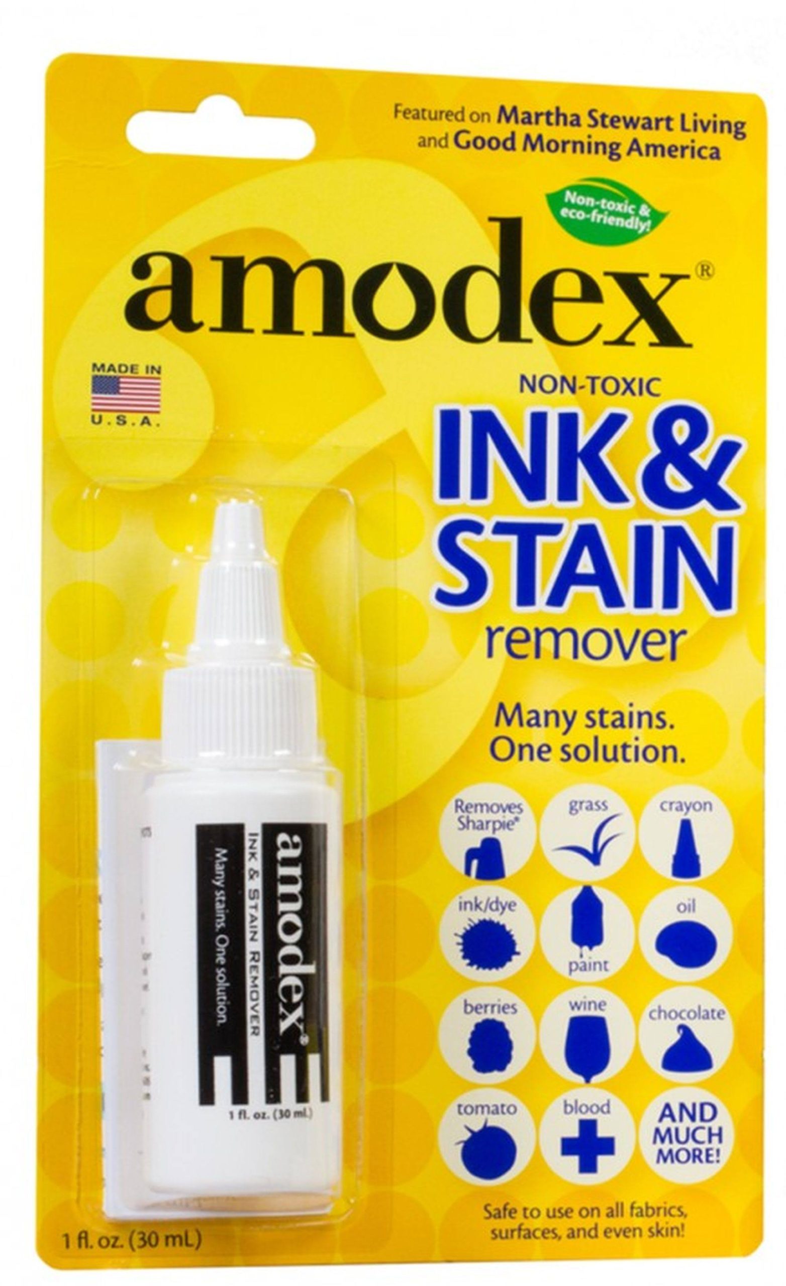 924a6280b1ec7442eb6293bd6d21df97acf09e8bd6b0e80a1cc9069b8025246e.jpg Amodex Ink & Stain Remover - 1 oz - Image 1