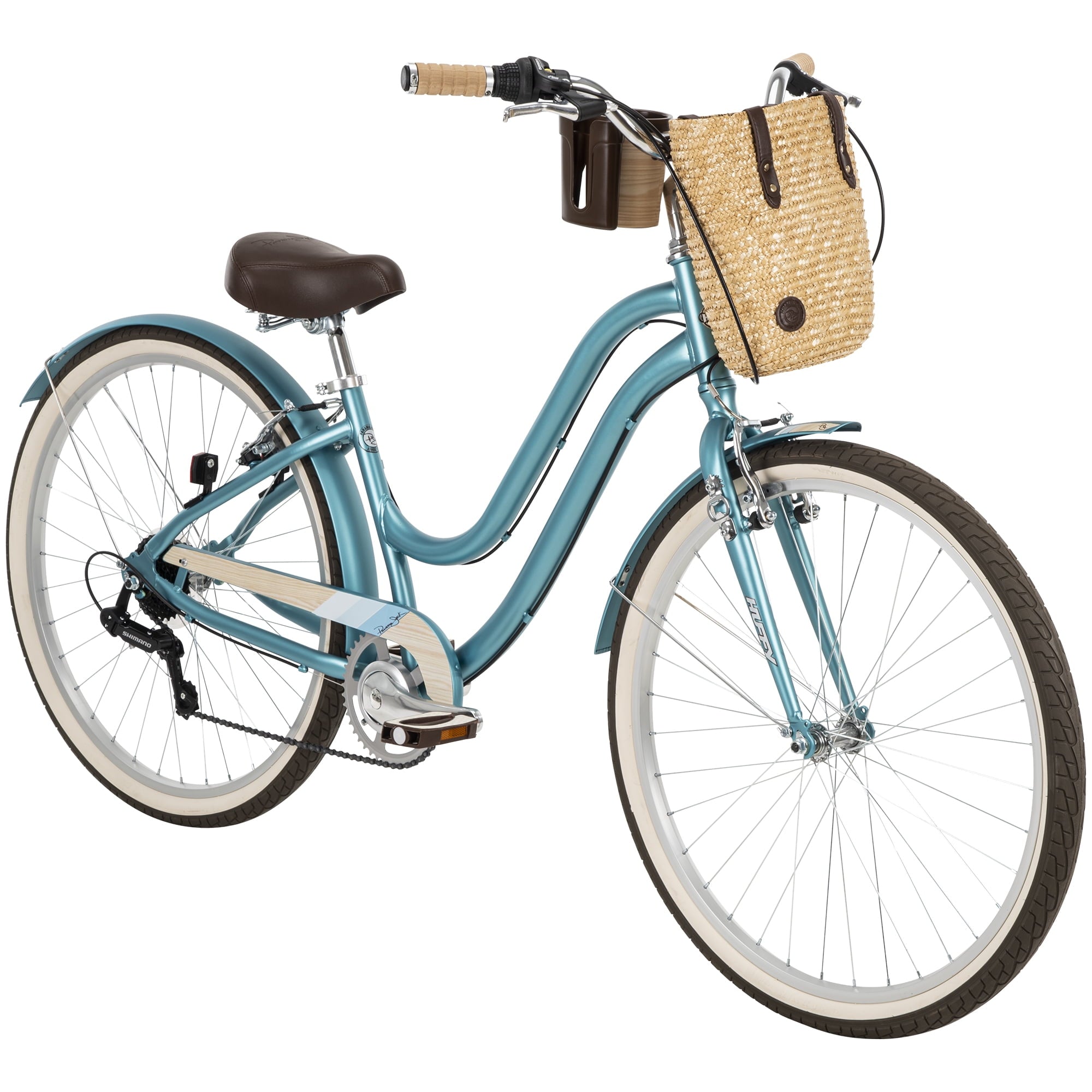 92513899c5ba105eaea255ff43b15ecd2ea2ef61197b54f0bb2df92e6d8d312d.jpg Jack 26-inch 7-Speed Comfort Bike for Women. Teal. by Huffy - Image 1