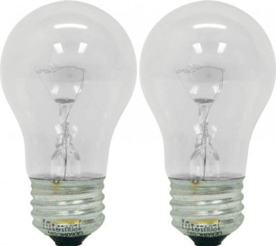 927b8ef294a0250b922e02311064fa160cb748a47a446524d2e2e07e7d33b309.jpg Ge Light Bulbs, Appliance, Clear, 40 Watts - 2 light bulbs a15 - Image 1