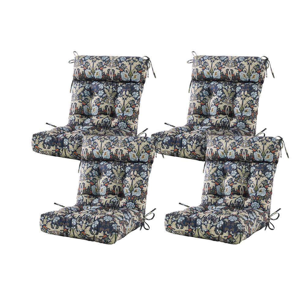 9282c4c2a89b76d694182d648958ffcae0d1c473de93c89c599487122f2a7d01.jpg Seat/Back Outdoor Chair Cushion Patio Cushion Tie Tufted Replacement for Patio Furniture 20 in. X20 in. X4 in. - Image 1