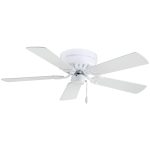 Minka Mesa 42 in. Ceiling Fan - White - White Blades