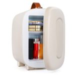 Living Enrichment Mini Fridge, 4L Skincare Fridge, Portable Small Refrigerator Cooler for Skincare, Beverage, Food, Cosmetics, Home, Bedroom, for