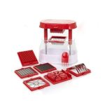 Ronco Veg-O-Matic Deluxe - Fruit and Vegetable Chopper Red