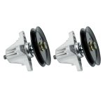 (2 Pack) Mower Deck Spindle Assembly for 618-06976A 918-06976A Cub Cadet XT1-LT42 XT2-LX42 XT2-LX42 MTD 131PA1ZS099 13AXA1KS099 with 42" Deck