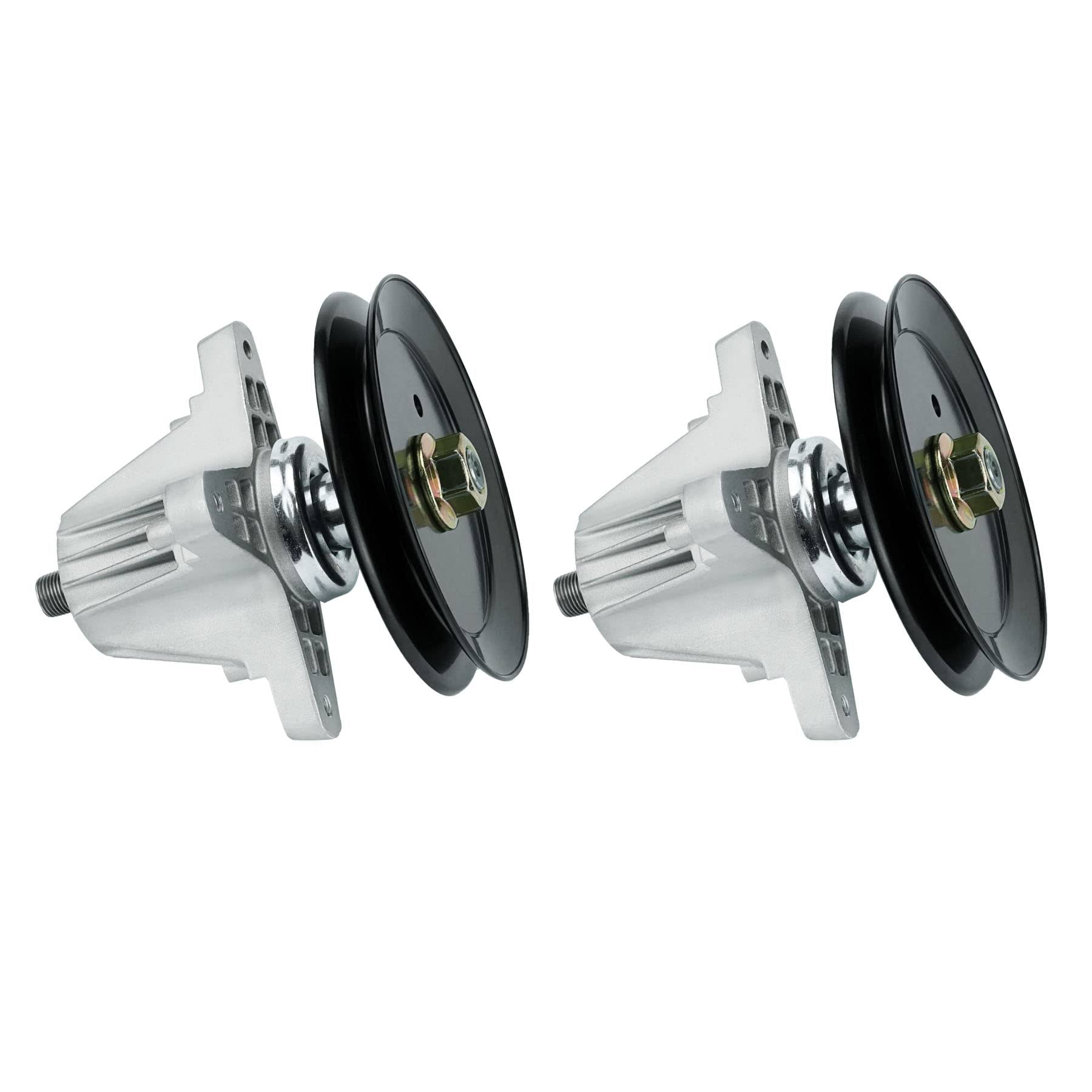 930db36f90f015bab41ba929487a66a5741ccaaacf56d455752686f9fc46e1ea.jpg (2 Pack) Mower Deck Spindle Assembly for 618-06976A 918-06976A Cub Cadet XT1-LT42 XT2-LX42 XT2-LX42 MTD 131PA1ZS099 13AXA1KS099 with 42" Deck - Image 1