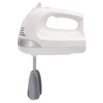 Hamilton Beach 6-Speed White Hand Mixer with Easy Clean Beaters