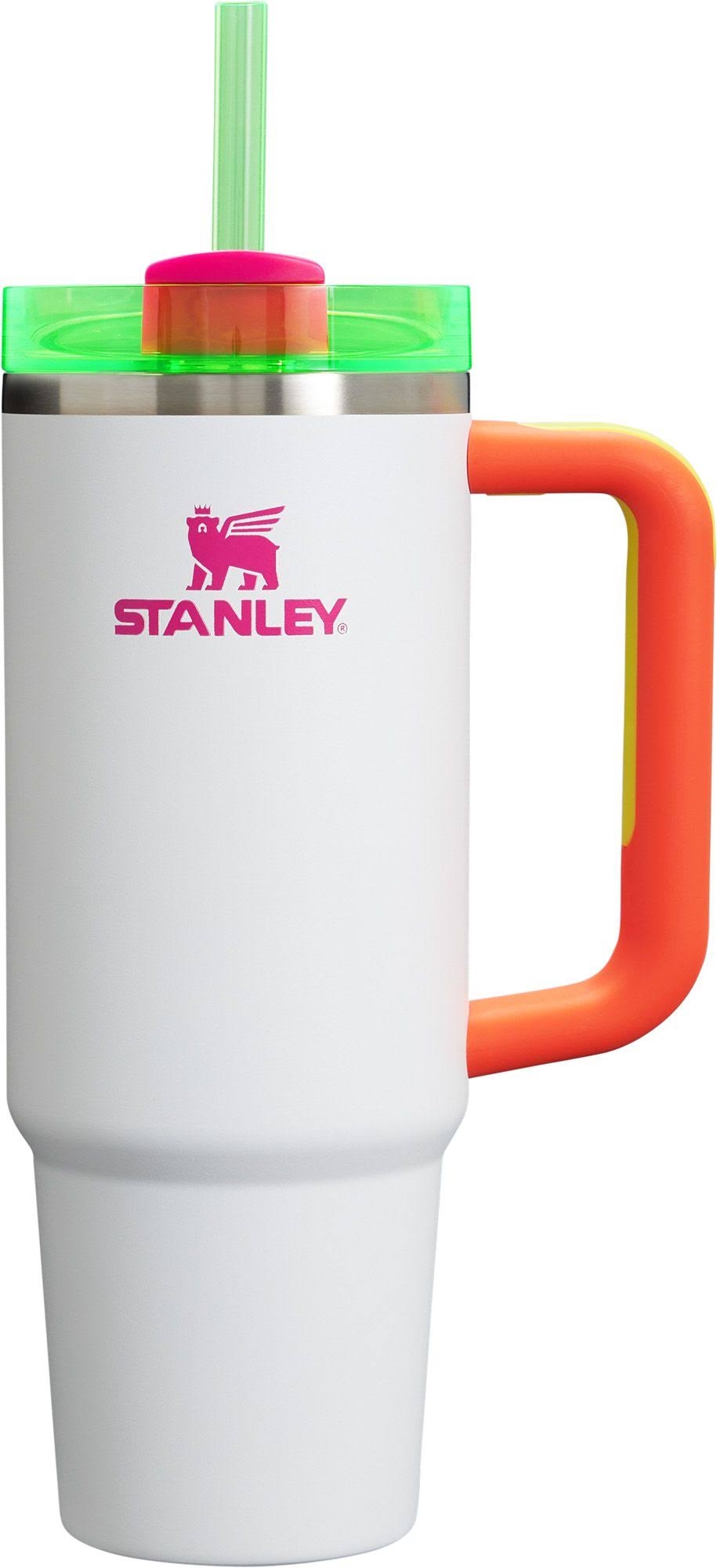 9384cf32bc40db36fa982a200d4f41fecfc445004cfc66abc4dbd911abe74f93.jpg Stanley Other | Stanley White Neon Tumbler | Color: White | Size: Os | Mjs1071's Closet - Image 1