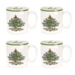 Spode Christmas Tree Set of 4 Mugs